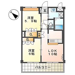 物件の間取り