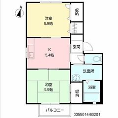 物件の間取り