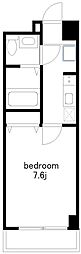 カサベルテK・N 1Kの間取図画像
