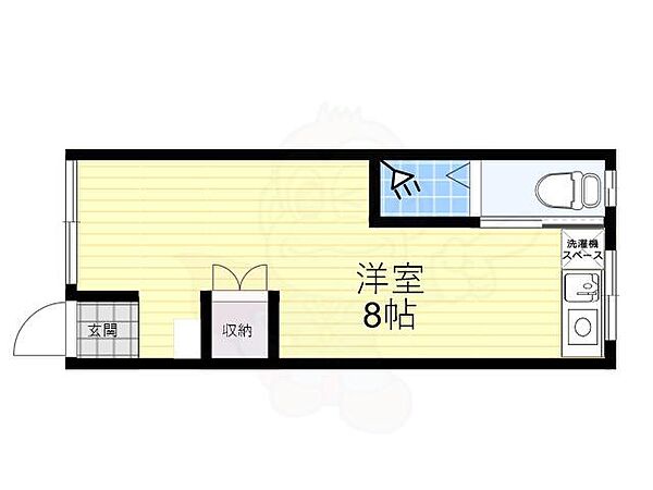 山本文化 ｜大阪府豊中市庄内東町４丁目(賃貸アパート1LDK・2階・20.00㎡)の写真 その2