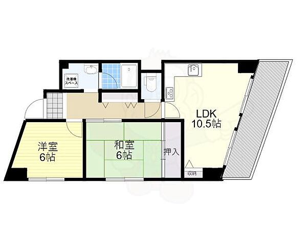 セレコート箕面 ｜大阪府箕面市半町３丁目(賃貸マンション2LDK・2階・60.50㎡)の写真 その2