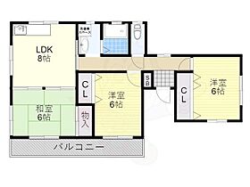 グリーンハウス  ｜ 大阪府池田市天神２丁目（賃貸マンション3LDK・3階・66.11㎡） その2