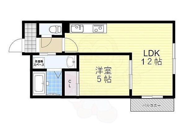 プレイス曽根 ｜大阪府豊中市曽根東町６丁目(賃貸マンション1LDK・2階・38.92㎡)の写真 その2