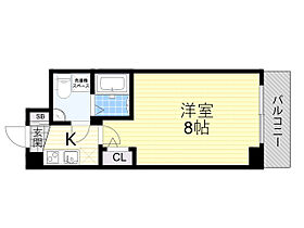 大阪府大阪市淀川区宮原２丁目（賃貸マンション1K・5階・22.61㎡） その2