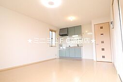 JR日豊本線 帖佐駅 徒歩5分の賃貸アパート 1階2LDKのリビング/ダイニング