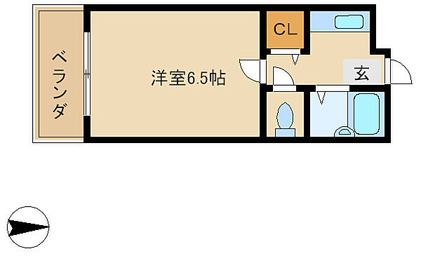 兵庫県神戸市垂水区千代が丘1丁目(賃貸アパート1K・2階・22.00㎡)の写真 その2