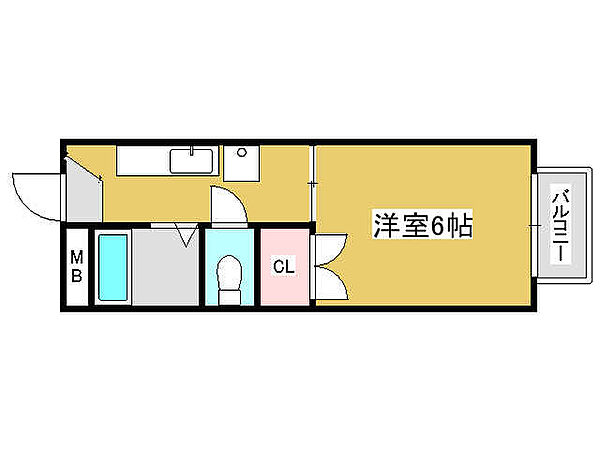兵庫県高砂市米田町米田(賃貸アパート1K・1階・21.54㎡)の写真 その2