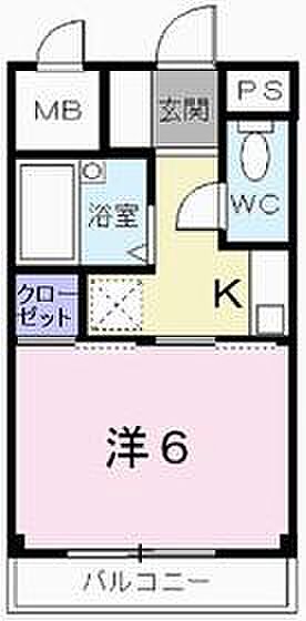 兵庫県姫路市飾磨区中野田1丁目(賃貸マンション1K・3階・21.60㎡)の写真 その2