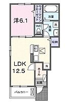 兵庫県姫路市辻井7丁目（賃貸アパート1LDK・1階・44.70㎡） その2