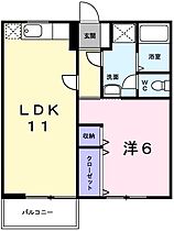 兵庫県揖保郡太子町東南（賃貸アパート1LDK・2階・42.23㎡） その2