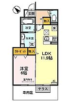 兵庫県三木市加佐（賃貸アパート1LDK・1階・45.41㎡） その2