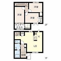 兵庫県姫路市北平野2丁目（賃貸テラスハウス3LDK・2階・81.34㎡） その2