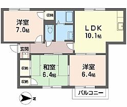 兵庫県神戸市西区南別府4丁目（賃貸アパート3LDK・2階・65.00㎡） その2