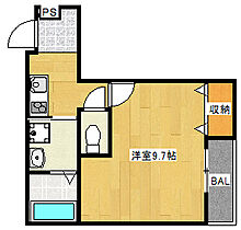 兵庫県神戸市灘区大石南町1丁目（賃貸アパート1K・3階・31.37㎡） その2