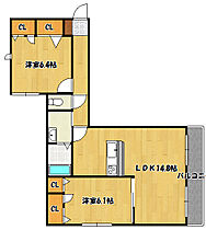 兵庫県明石市北王子町（賃貸マンション2LDK・3階・65.80㎡） その2