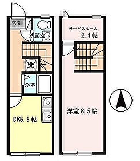 兵庫県明石市東人丸町(賃貸アパート1DK・1階・42.65㎡)の写真 その2