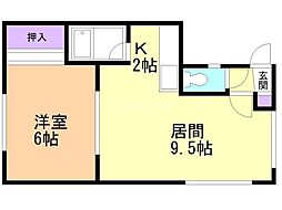 宮の沢コーポ 2階