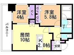 物件の間取り