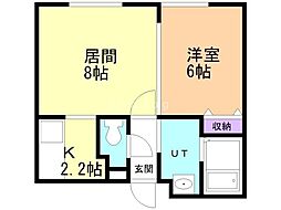 間取図画像 1LDK