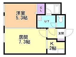 エステラ二十四軒Ａ館 1階