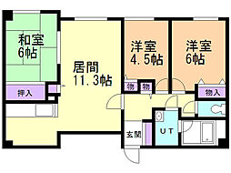 間取図画像 3LDK