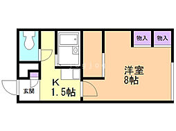 レオパレスＷ　Ｗｅｓｔ 1階