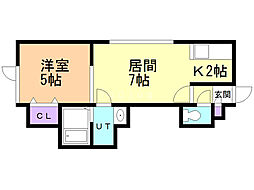 間取図画像 1LDK