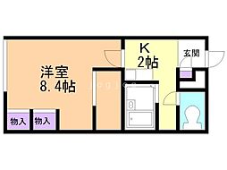 レオパレスライブリーIII 2階