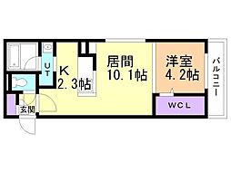 間取図画像 1LDK
