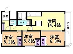 物件の間取り