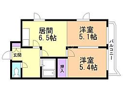 間取図画像 1LDK