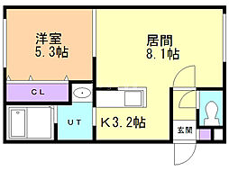 間取図画像 1LDK
