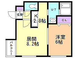 間取図画像 1LDK