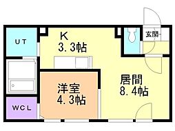 札幌市営東西線 琴似駅 徒歩7分 2階/-