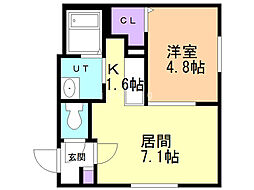 オリエントコート二十四軒 1階