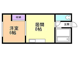 間取図画像 1LDK