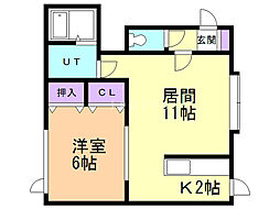 條野ハイツＧ2 2階/201