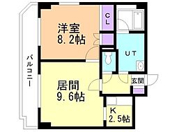 間取図画像 1LDK
