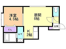 間取図画像 1LDK