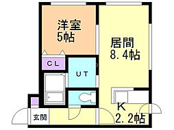 999発寒SV 1LDKの間取図画像