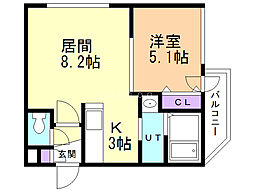 シティレジデンス 1LDKの間取図画像