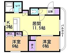 物件の間取り