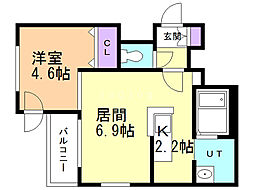 MYプラザセッテ 1LDKの間取図画像