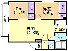 物件の間取り