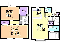 さくらそう 2LDKの間取図画像