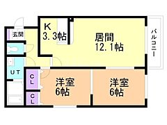物件の間取り