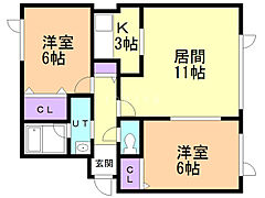 物件の間取り