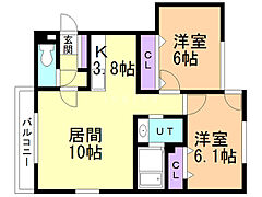 物件の間取り
