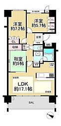 間取図画像 3LDK