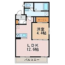 フルール デ シャン  ｜ 長野県松本市征矢野２丁目（賃貸マンション1LDK・2階・43.24㎡） その2